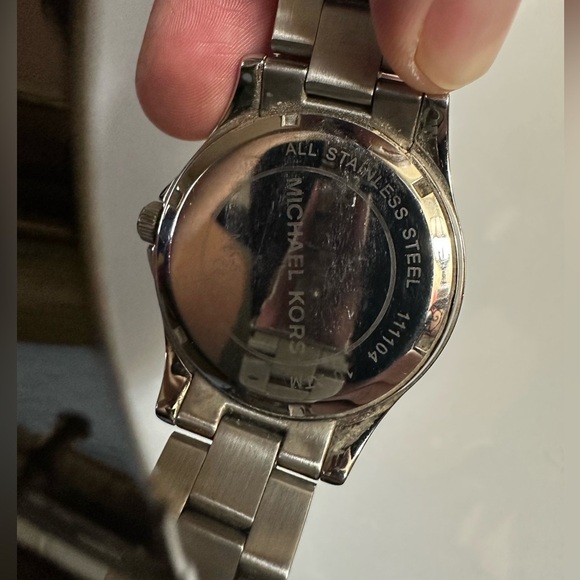 Michael Kors Silver watch with Crystal Bezel main image 10